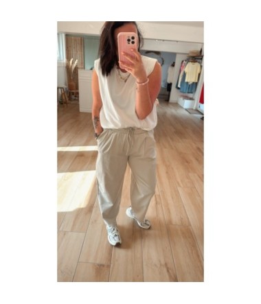 Pantalon en toile