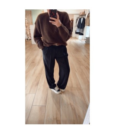 Pantalon fluide Augustin Noir