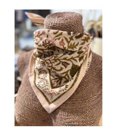 Foulard Bëllemme Mina Rose 60 x 60