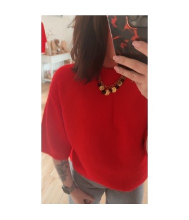 Pull manches courtes Camélia - TU 