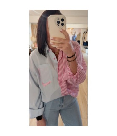 Chemise bi ton 