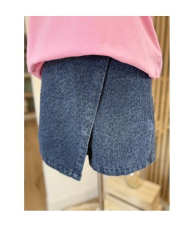 Jupe Short jean Leo 