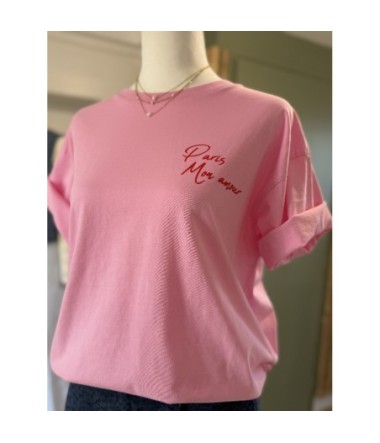Tee Shirt Paris Mon Amour - TU