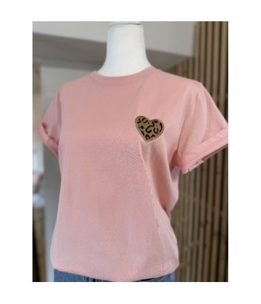 Tee Shirt Coeur Leo